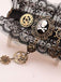 Braccialetto steampunk retrò con equipaggiamento Halloween
