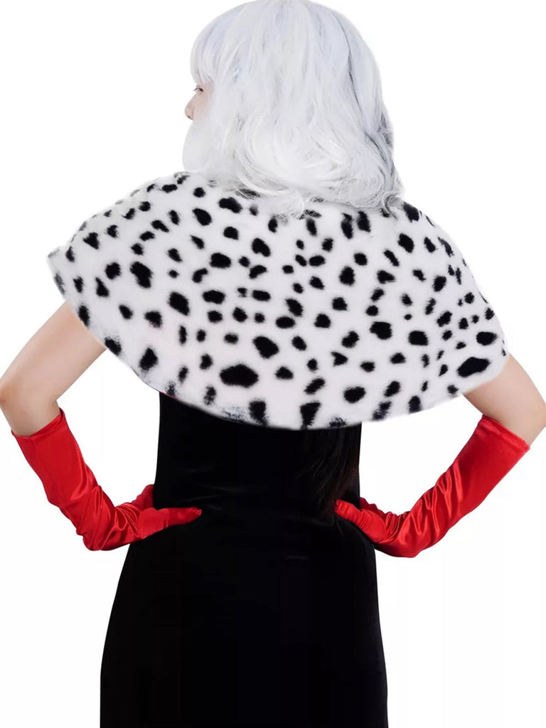Mantello da cosplay del dalmata di Halloween