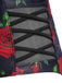 Set bikini gotico rose spalline sottili nero anni '80