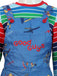 Completo cosplay a righe della bambola Chucky anni '40