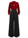 1930s Solid Blouse & Suspender Pants: timeless style reimagined