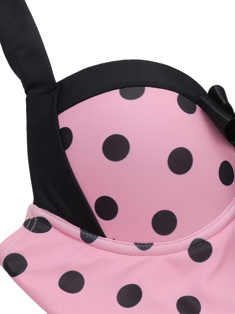 [Pre-Vendita] Costume Intero Blu Halter a Righe con Fiocco Anni '40 6