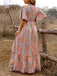 1940s Paisley Vintage V-Neck Dress - vintage dress, retro fashion