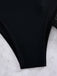 Tinta Unita con Allacciatura al Collo Set Bikini & Crochet Cover-Up Anni '40