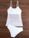 Set Tankini con Palme e Rete con Spalline Sottili Anni '50 8