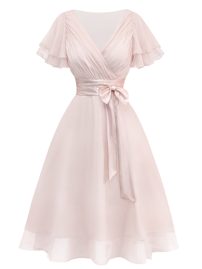 [Prevendita] Abito da cocktail in tulle in raso verde anni '50