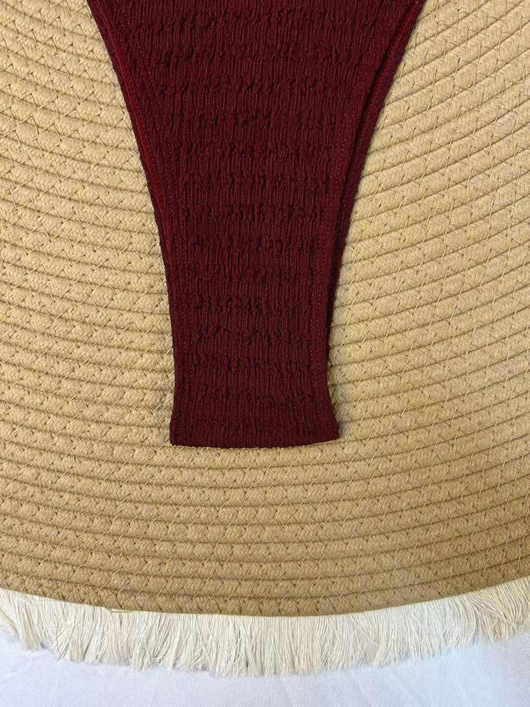 [Pre-Vendita] Set Bikini Triangolo Costolato con Catena Dorata Anni '60 17