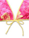1960s Cherry Print Tie-Front Layered Bikini Set - vintage swimwear, retro beach style for women
