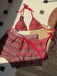 Set Bikini Triangolo a Maglia a Righe Halter Anni '60 6