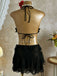 con Volant con Allacciatura al Collo Set Bikini & Floreale Pizzo Cover-Up Anni '60