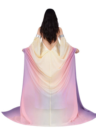 1980s Star Wars Amidala Ombre Gradient Dress - vintage dress, retro fashion