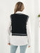 Gilet con motivo a rombi e teschio Halloween anni '80