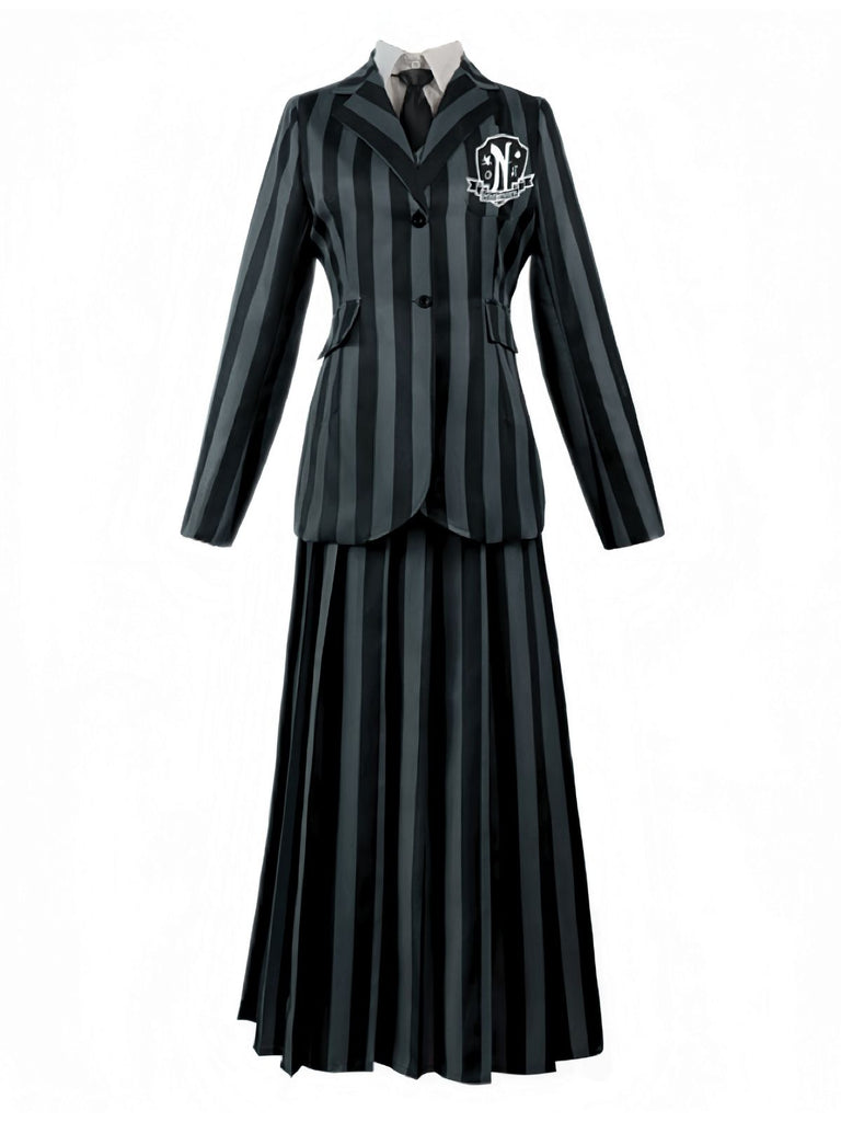Set costumi a righe dell'Accademia del mercoledì anni '40