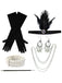 6PCS Set di accessori per costumi flapper anni '20