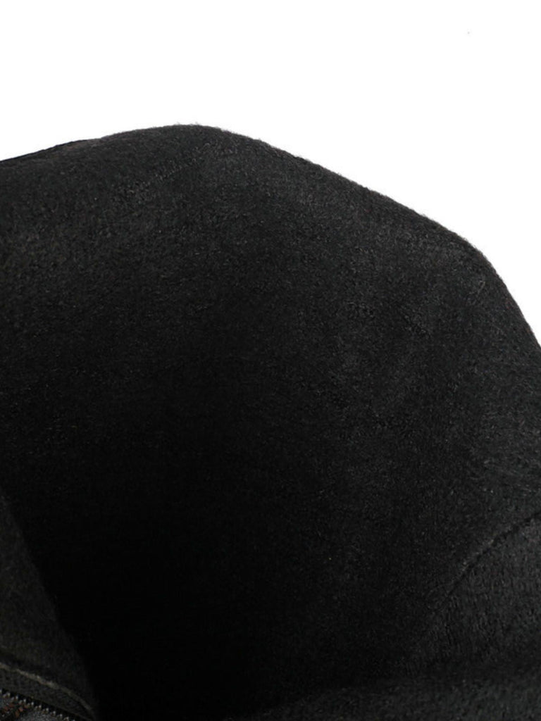 Stivaletti alla caviglia con frange e punta metallizzata stile discoteca