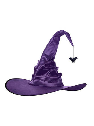 Cappello da strega in raso a forma di ragno Halloween
