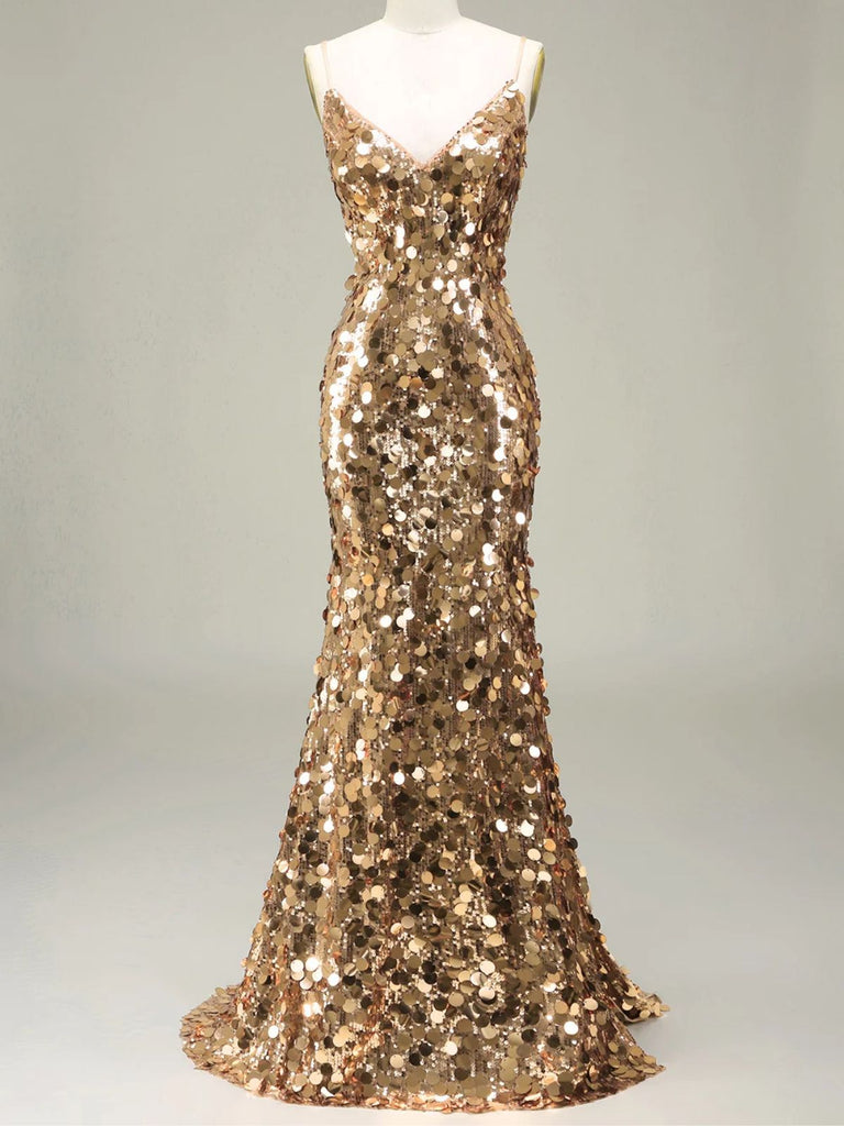 [Prevendita] Abito da sera con paillettes oro anni '30
