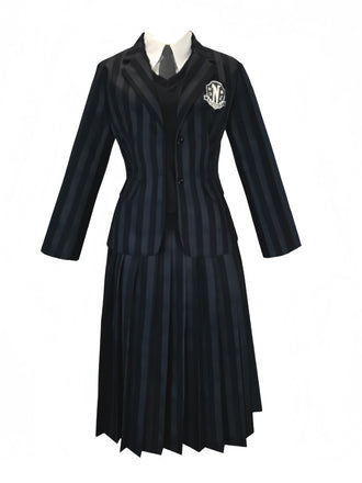 Set costumi a righe dell'Accademia del mercoledì anni '40