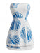 2PCS Top Anni '70 Boho Bandeau con Conchiglie e Pantaloncini
