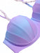 Set Bikini conchiglia spalline di perle blu anni '60