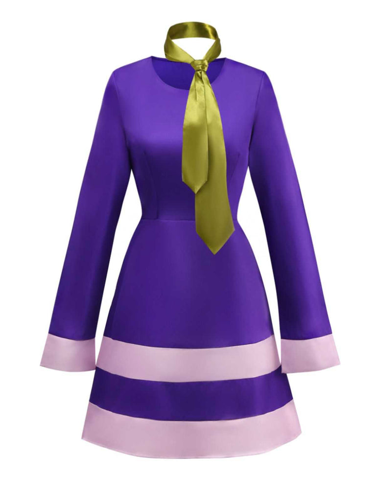 Completo di abiti mod ispirati a Daphne viola anni '60
