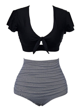 [Tagliea Forti] Costumi patchwork lacci e maniche a balze anni '50