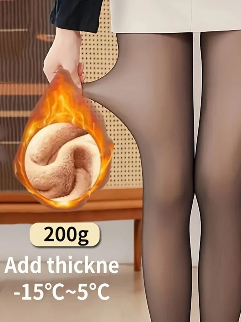 Collant caldi e coprenti spessi e anti-strappo e foderati in pile