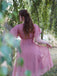 Abito da cocktail in tulle in raso rosa anni '50