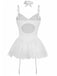 Completo body con corsetto e pizzo anni '60