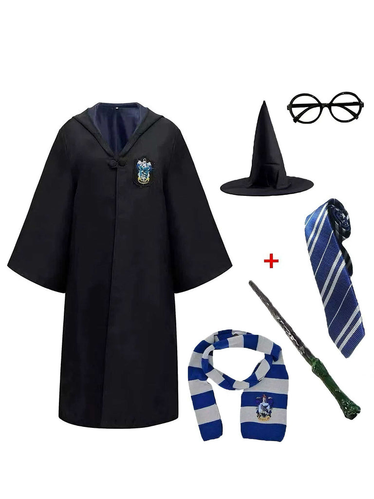 Set di costumi della scuola di magia Halloween anni '70