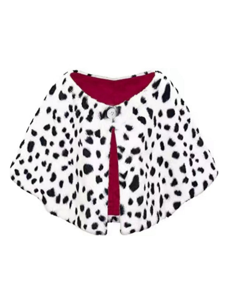 Mantello da cosplay del dalmata di Halloween