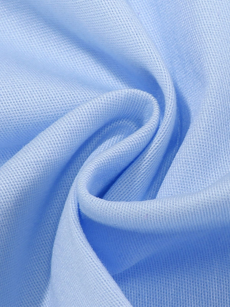 Abito senza maniche con colletto alla marinara e papillon anni '50