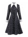 [Prevendita] Abito stile Mercoledì Addams nero anni '40