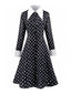 [Prevendita] Abito stile Mercoledì Addams nero anni '40