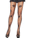Calze a forma di ragnatela con teschio Halloween