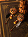 Orecchini in lega a forma di teschio di zucca Halloween