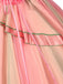 2PCS Top e gonna Glinda della strega cattiva rosa anni '70