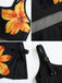 Costumi con Gonna Anni '40 Floreale Scollo Tondo Nodo e Rete