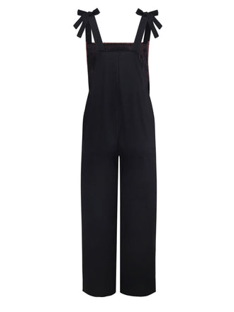 Tuta lunga gotica stampa teschio Halloween nero anni '70