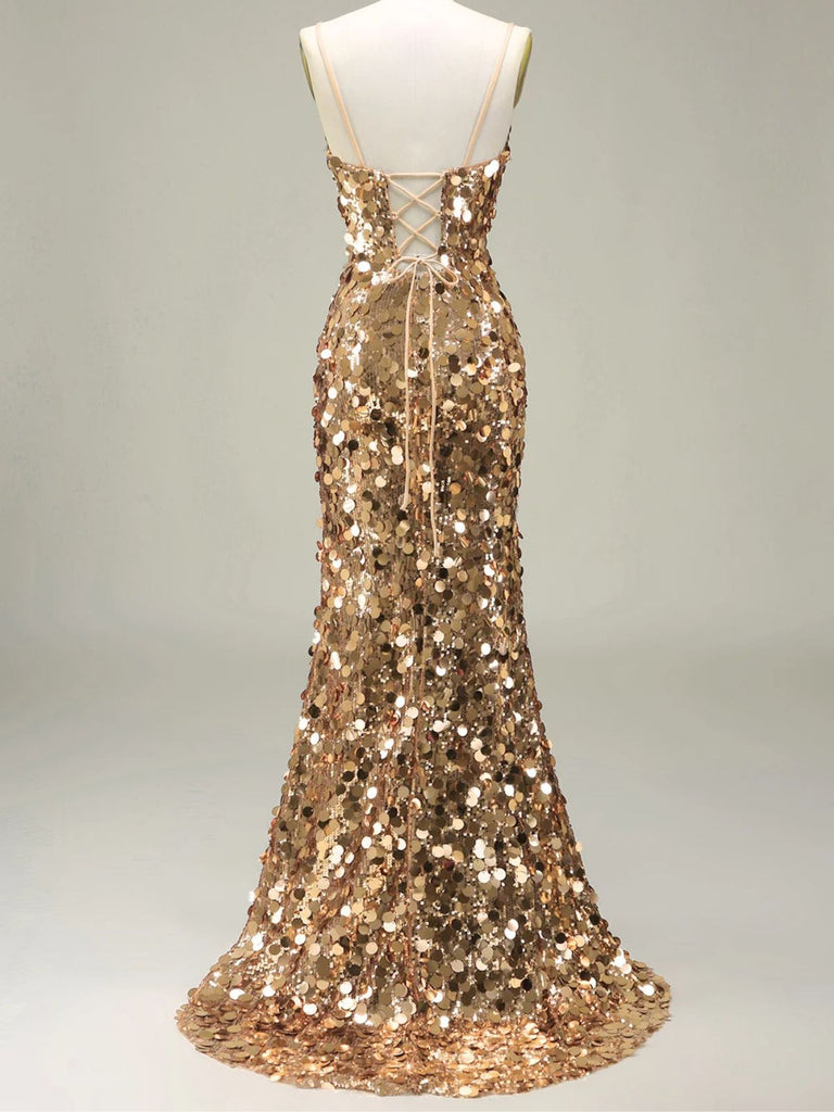 [Prevendita] Abito da sera con paillettes oro anni '30