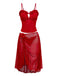 2pcs-red-1960s-cutout-ruffled-tankini-set-cover-up-front-view