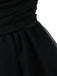 Abito in tulle con fiocco e spalline sottili anni '70