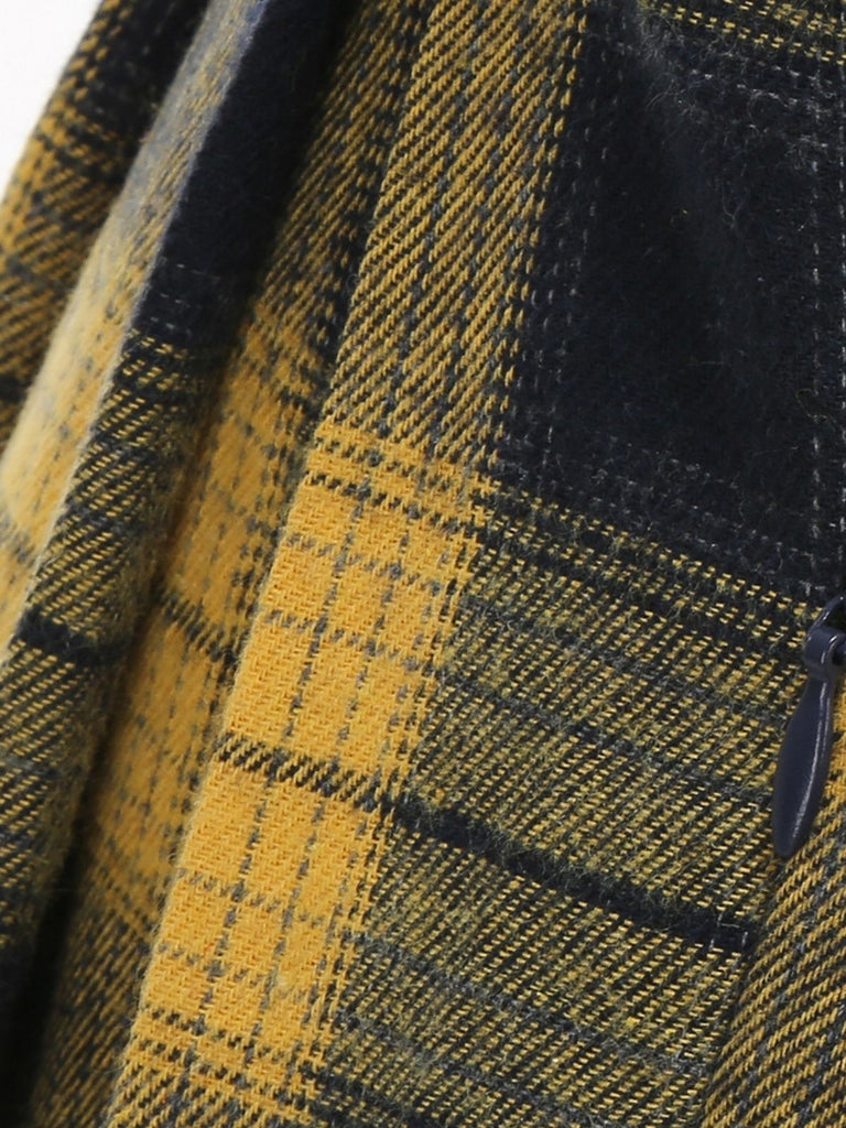 Gonna a pieghe a quadri e pois con cintura anni '50