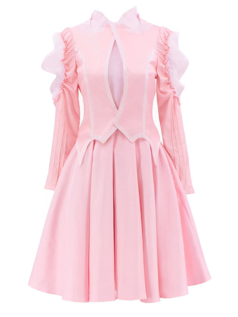 Set di costumi Glinda ispirato a Wicked rosa anni '60