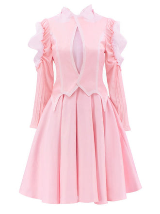 Set di costumi Glinda ispirato a Wicked rosa anni '60