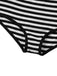3 Pezzi Righe Set Bikini & Sheer Cover-Up Tank Anni '80