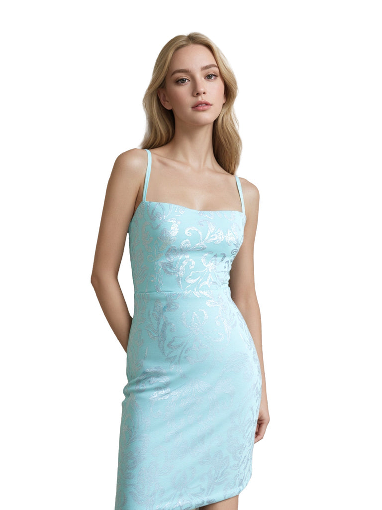 Abito paillettes con spalline sottili e senza schienale anni '20