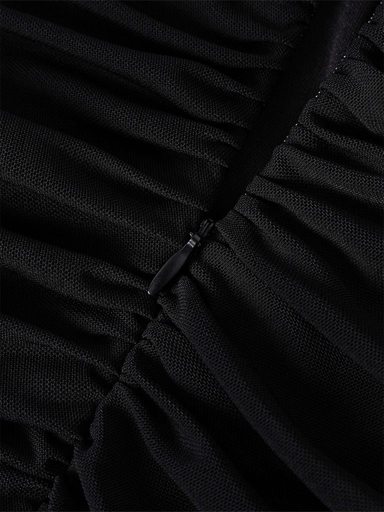 Abito lungo aderente con spalle scoperte anni '30