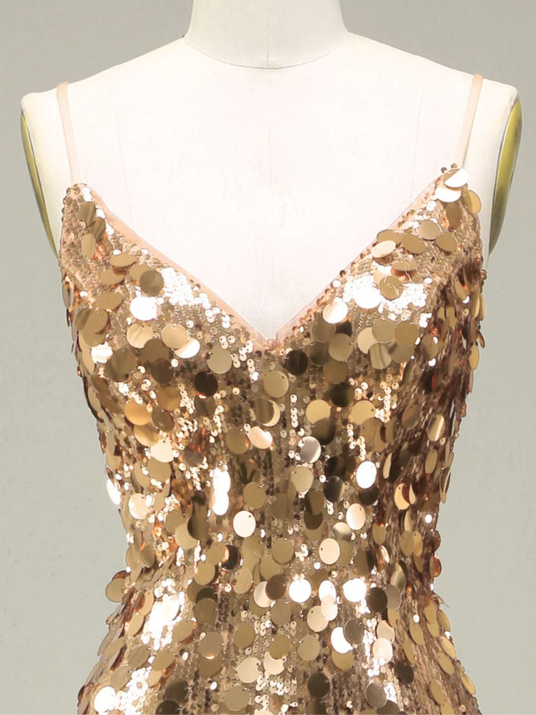 [Prevendita] Abito da sera con paillettes oro anni '30
