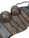 Corsetto punk con paillettes e stecche anni '80